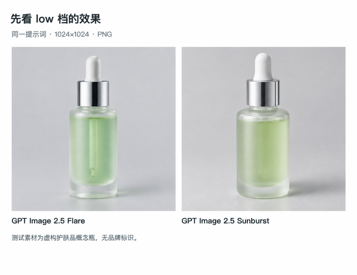 low 档产品图对比